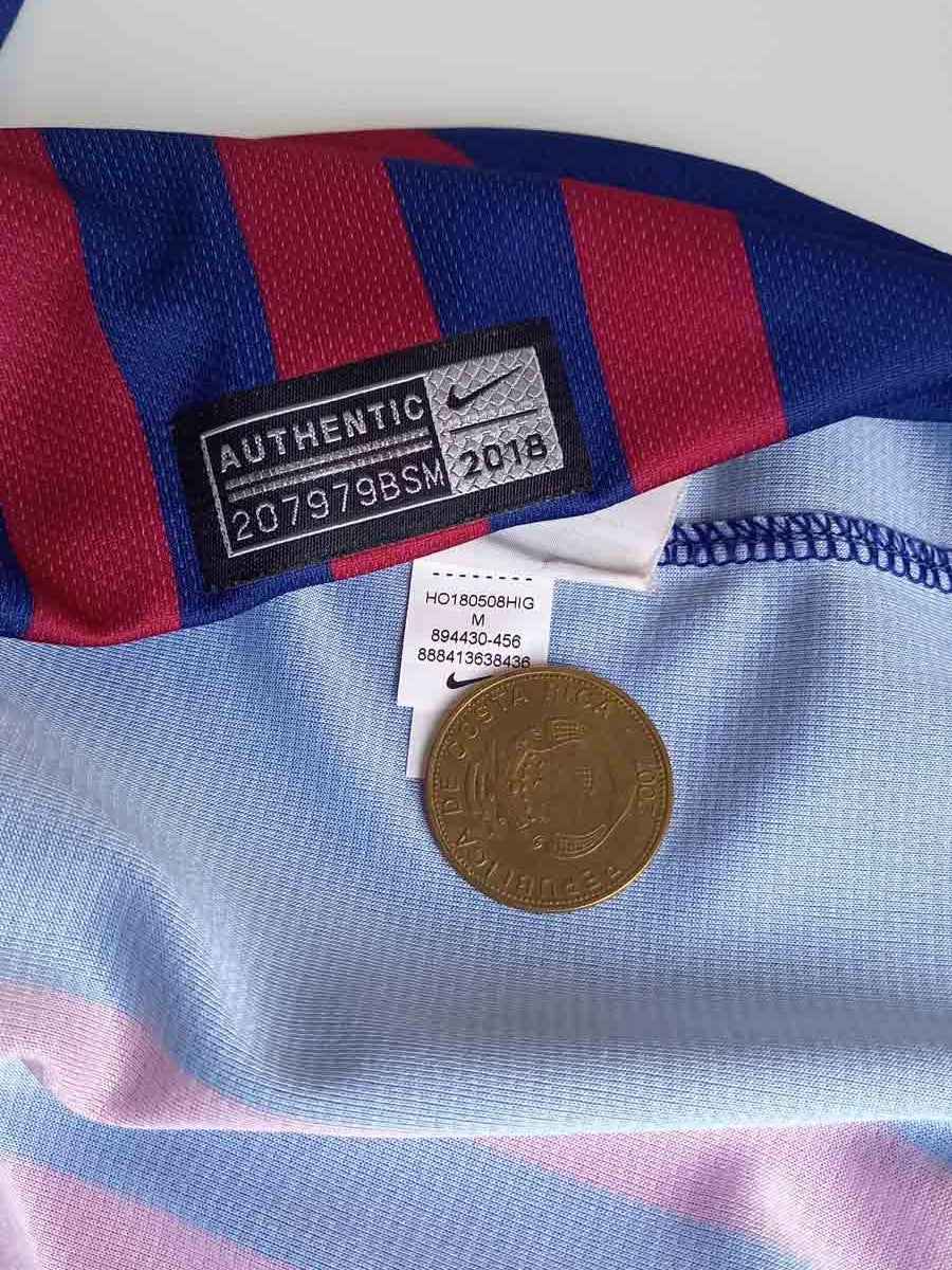 Barcelona 2018/19 Home Shirt Pique (M-Excellent)