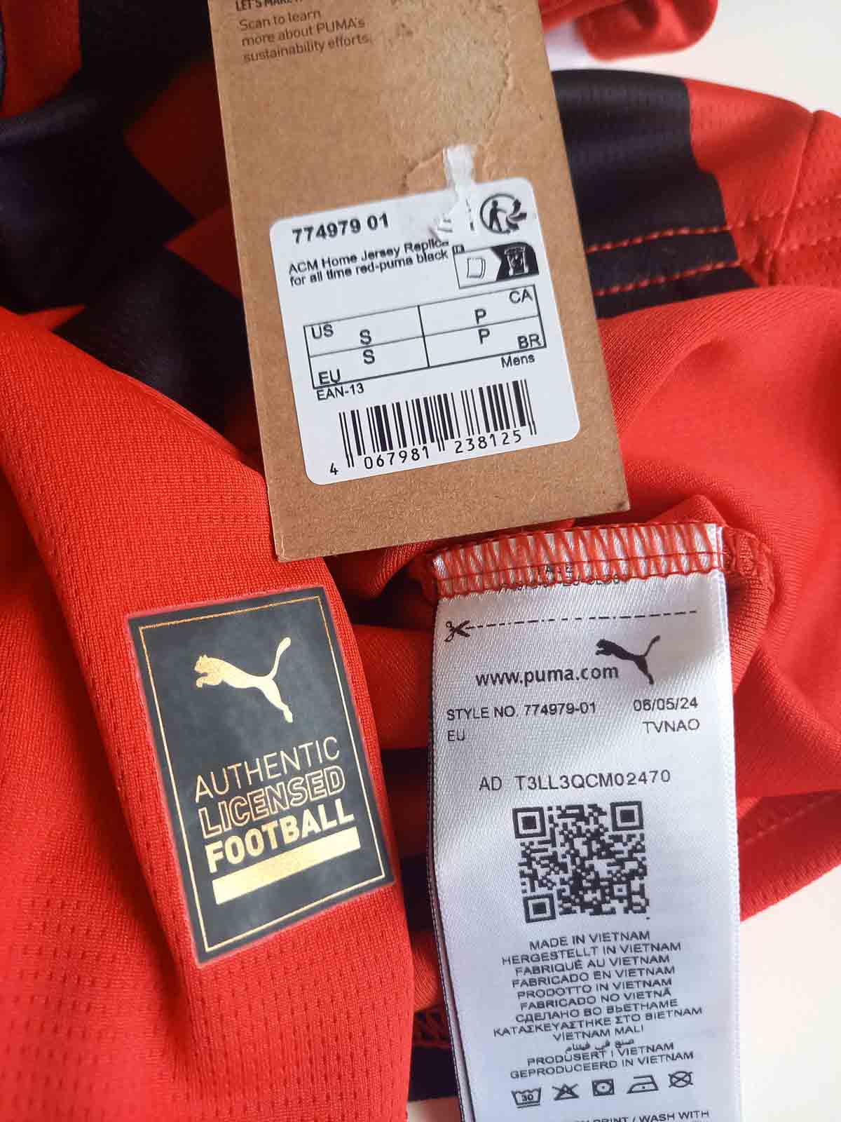 AC Milan 2024/25 Home Shirt Tags 774979-01