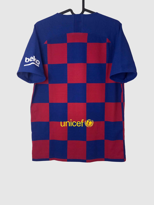 Barcelona 2019/20 Home Shirt Player Version Back AT2531457