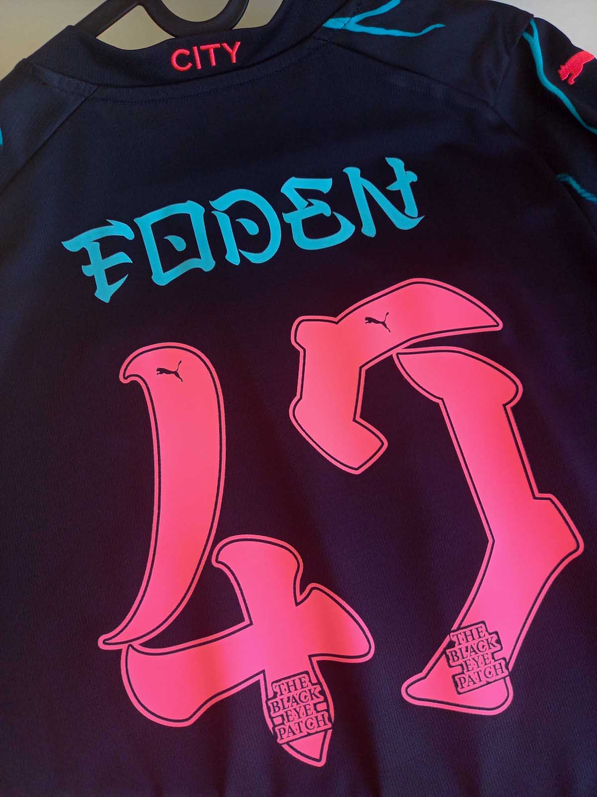 Manchester City 2023/24 Third Shirt Foden 770460-03 name set