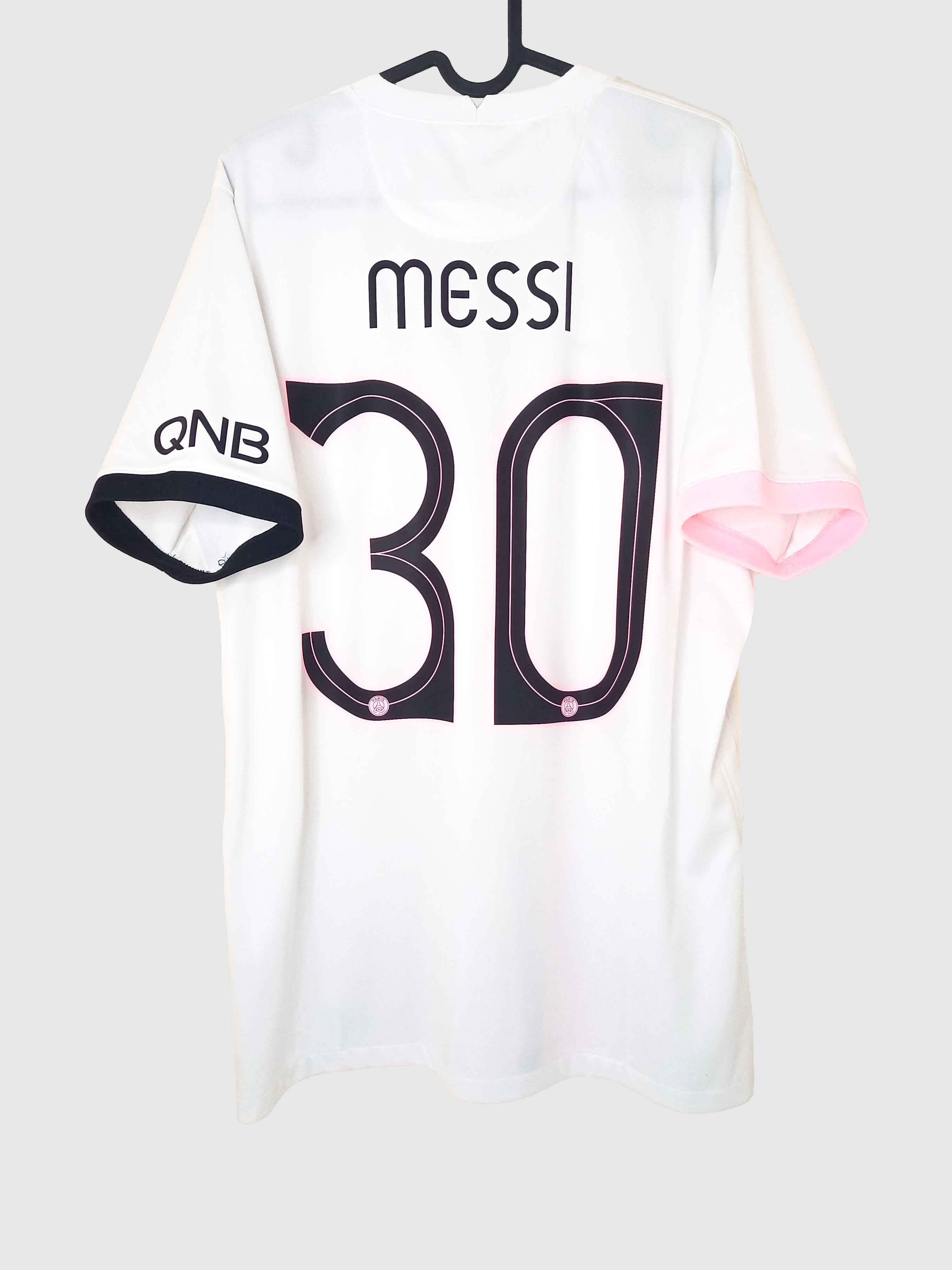 PSG 2021/22 Away Shirt Messi | Football Shirt Paradise