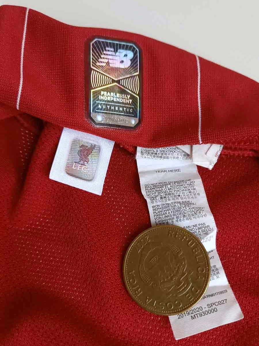 Liverpool 2019/20 Home Shirt Van Dijk Tags