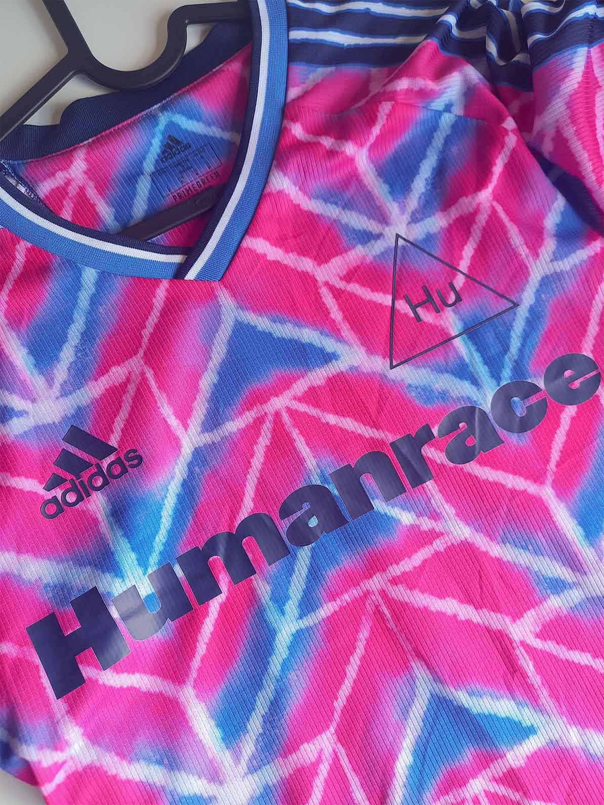 Adidas Human Race Shirt GK5179 logos
