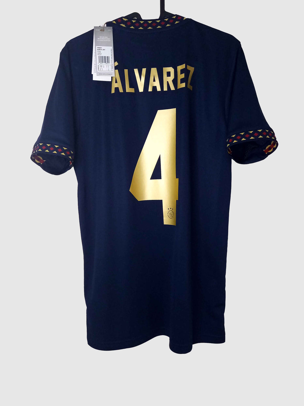 Ajax 2022/23 Away Shirt Alvarez Back H58251