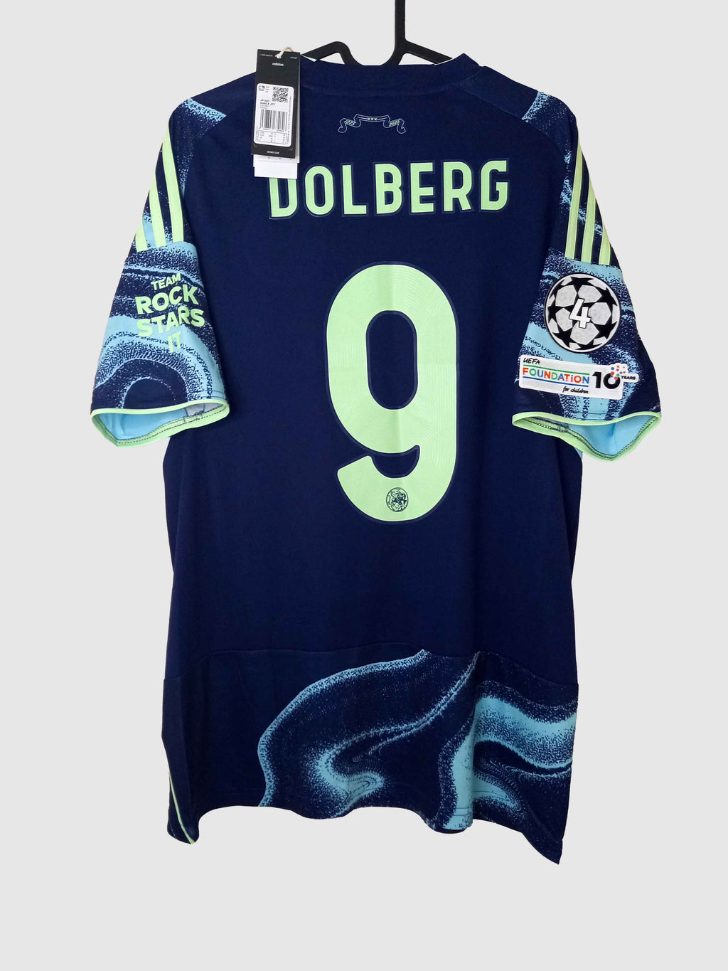 Ajax 2025/26 Away Shirt Dolberg Back JP1447
