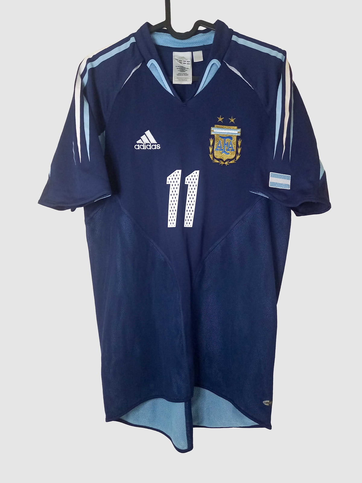 Argentina 2004 Away Shirt Tevez 645785 front