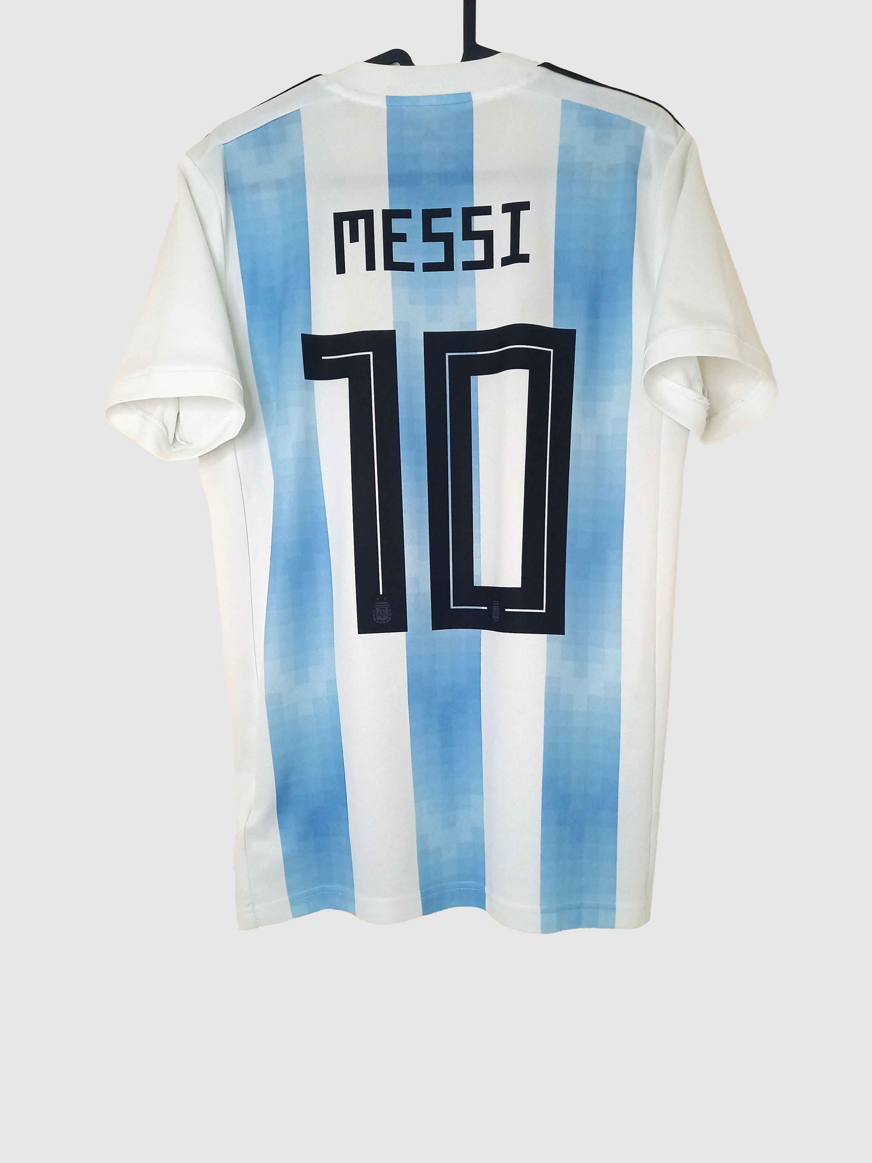 Argentina 2018 Home Shirt Messi Back BQ9324