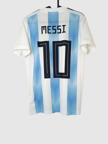 Argentina 2018 Home Shirt Messi Back BQ9324