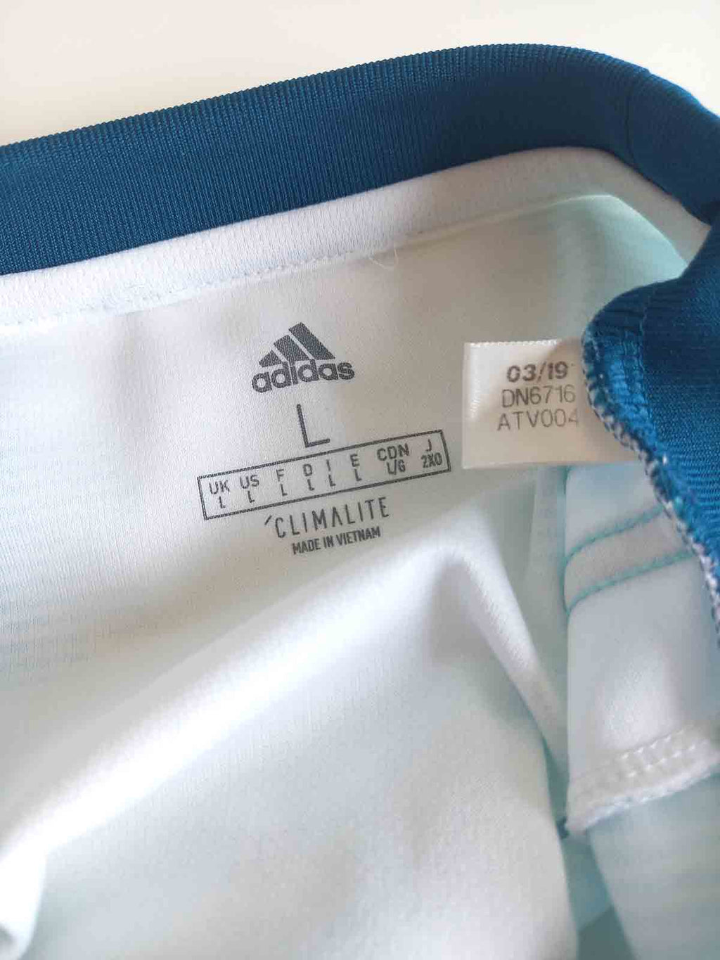 Argentina 2019 Copa America Shirt Tags DN6716