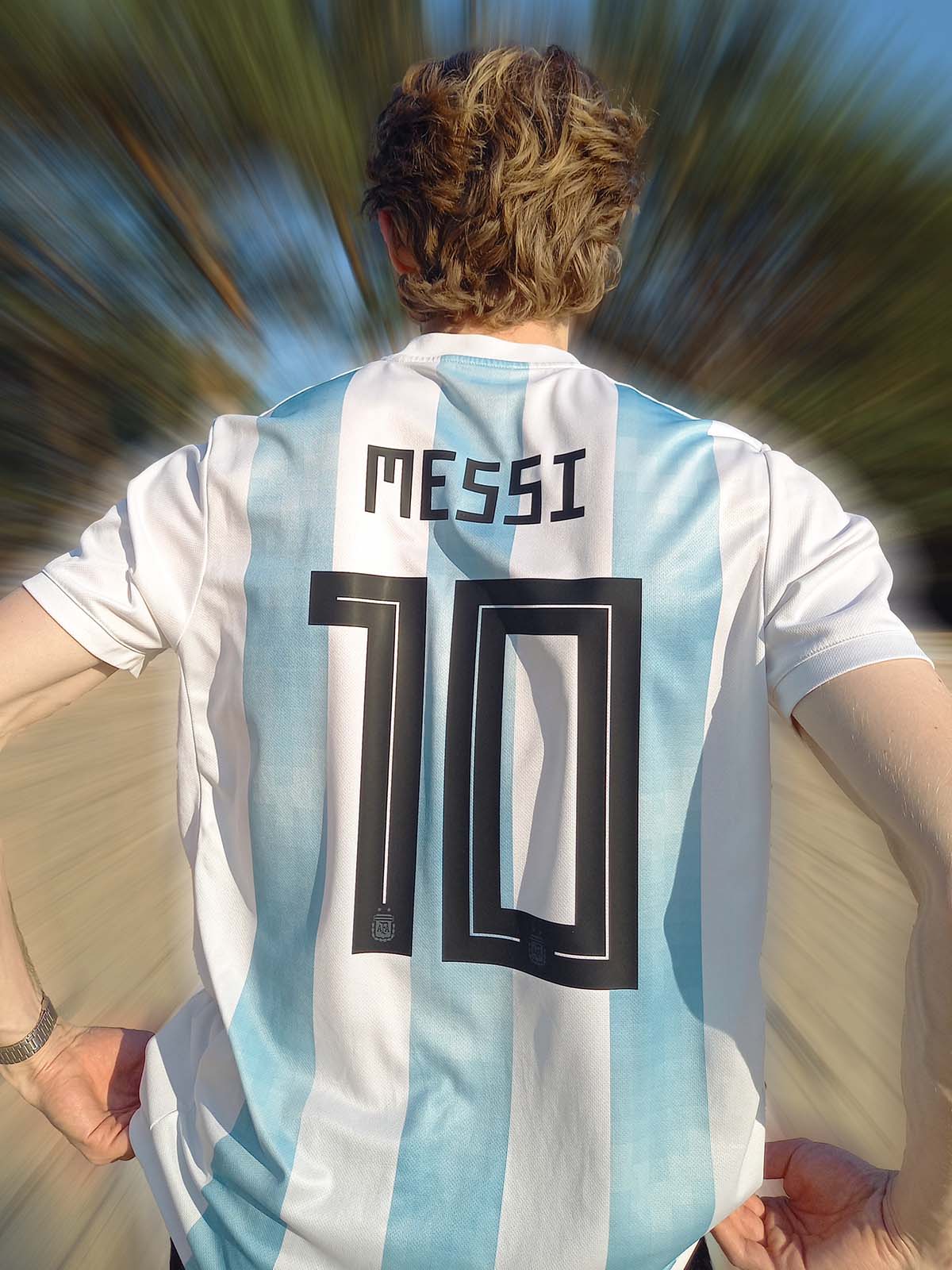 Argentina Messi image Football Shirt Paradise