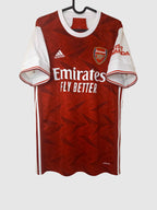 Arsenal 2020/21 Home Shirt Aubameyang Front EH5817