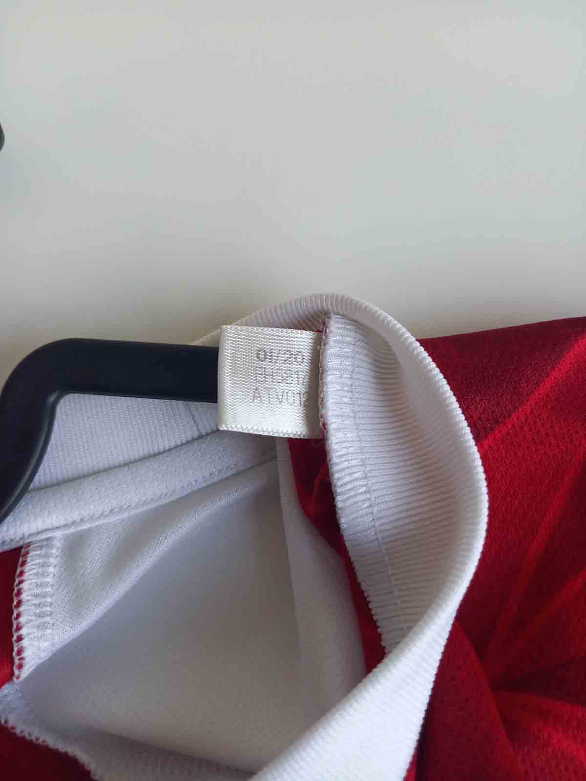 Arsenal 2020/21 Home Shirt Aubameyang Tags EH5817
