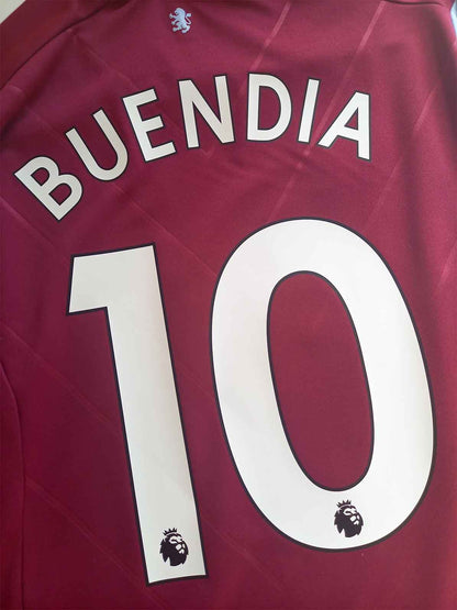 Aston Villa 2022/23 Home Shirt Buendia name set