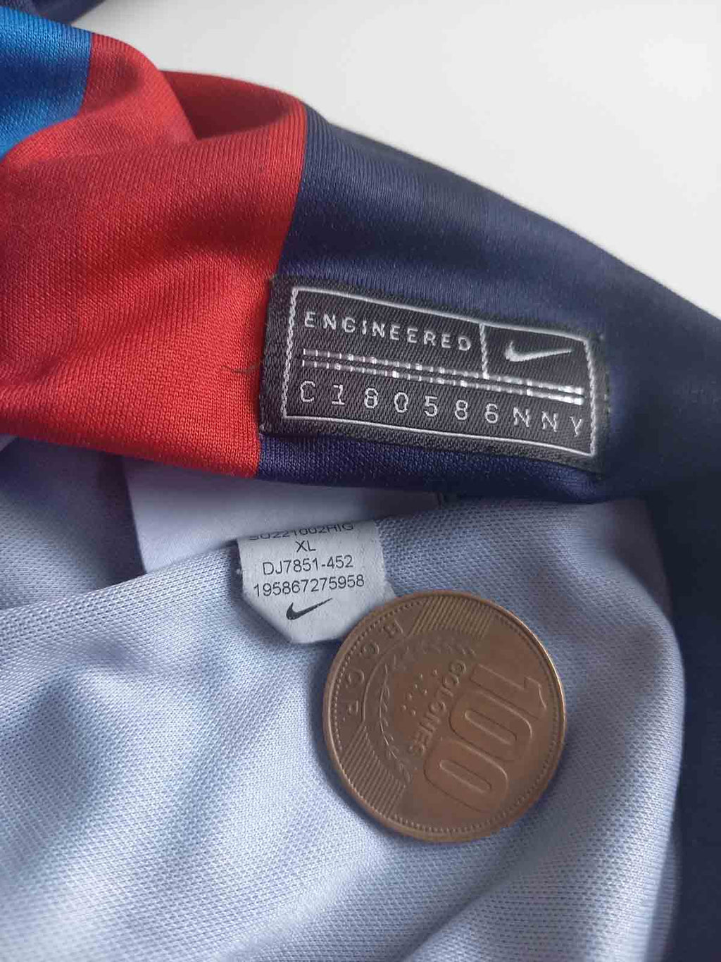 Barcelona2022/23 Home Shirt Tags DJ7851-452
