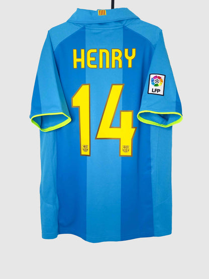 Barcelona 2007/08 Away Shirt Henry 237743-414 Back