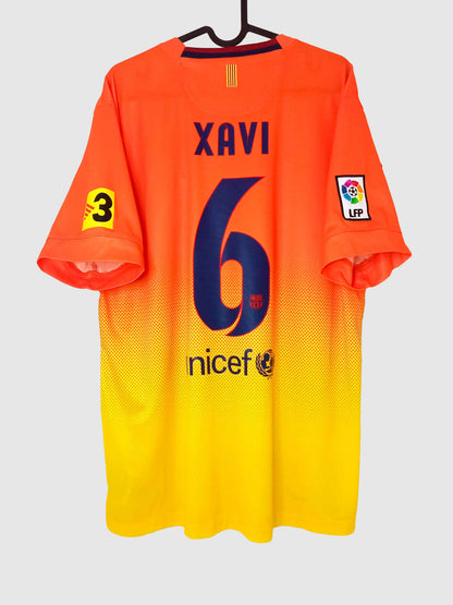 Barcelona 2012/13 Away Shirt Xavi Back 478326-815