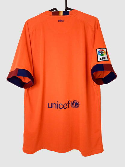 Barcelona 2014/15 Away Shirt Back 610595-672