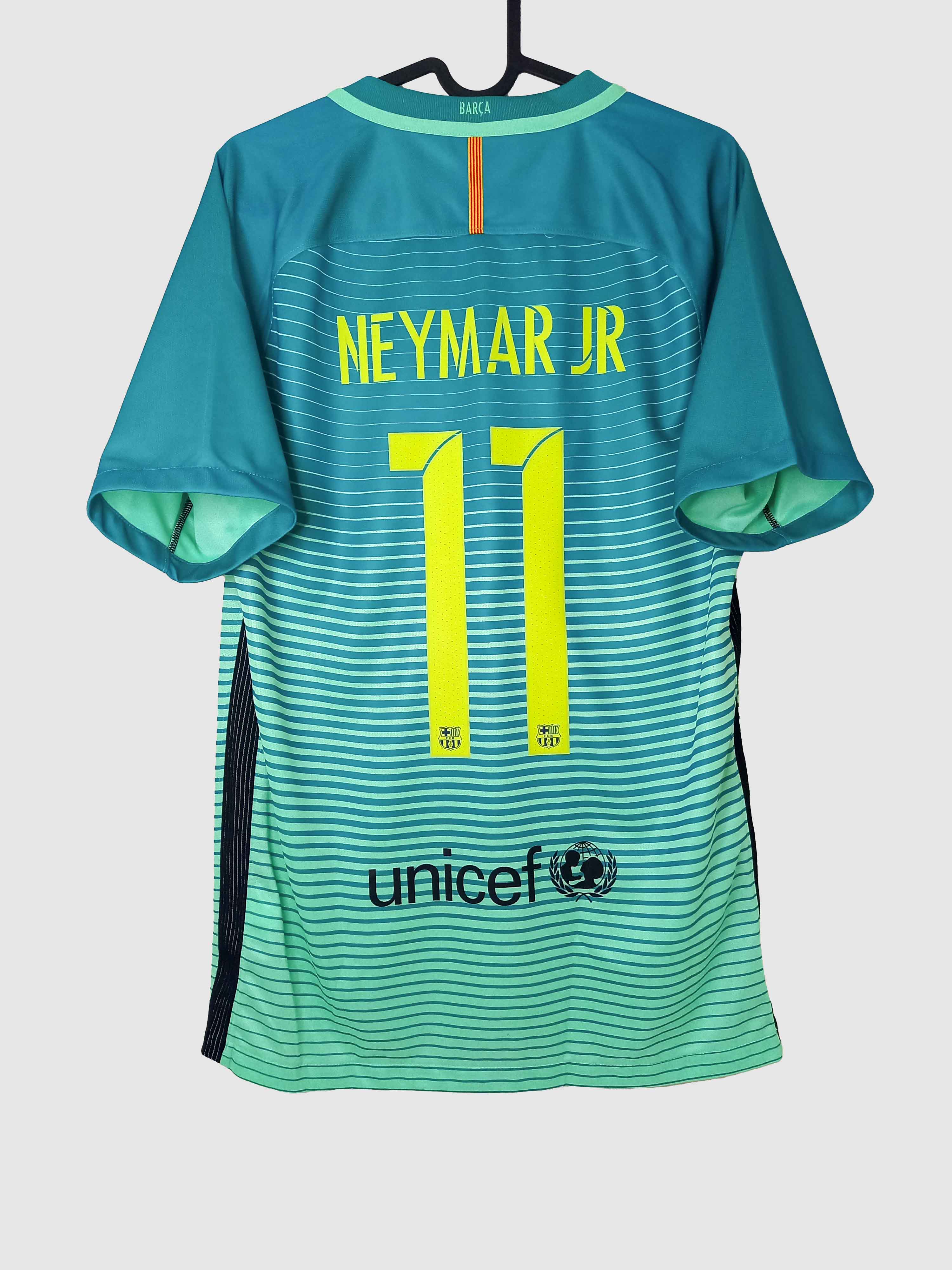 Barcelona 2016/17 Third Shirt Neymar Back 76854-390