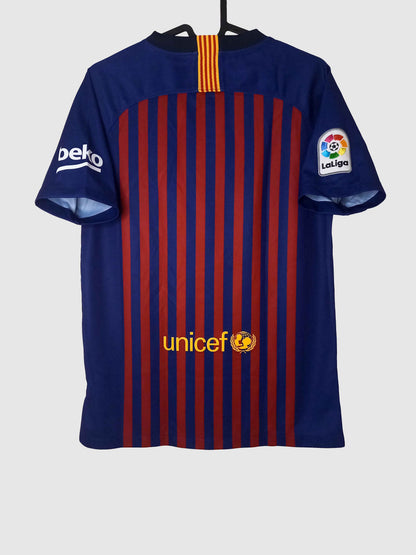 Barcelona 2018/19 Home Shirt Back 894458-456