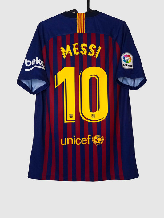 Barcelona 2018/19 Home Shirt Messi Back 894430-456