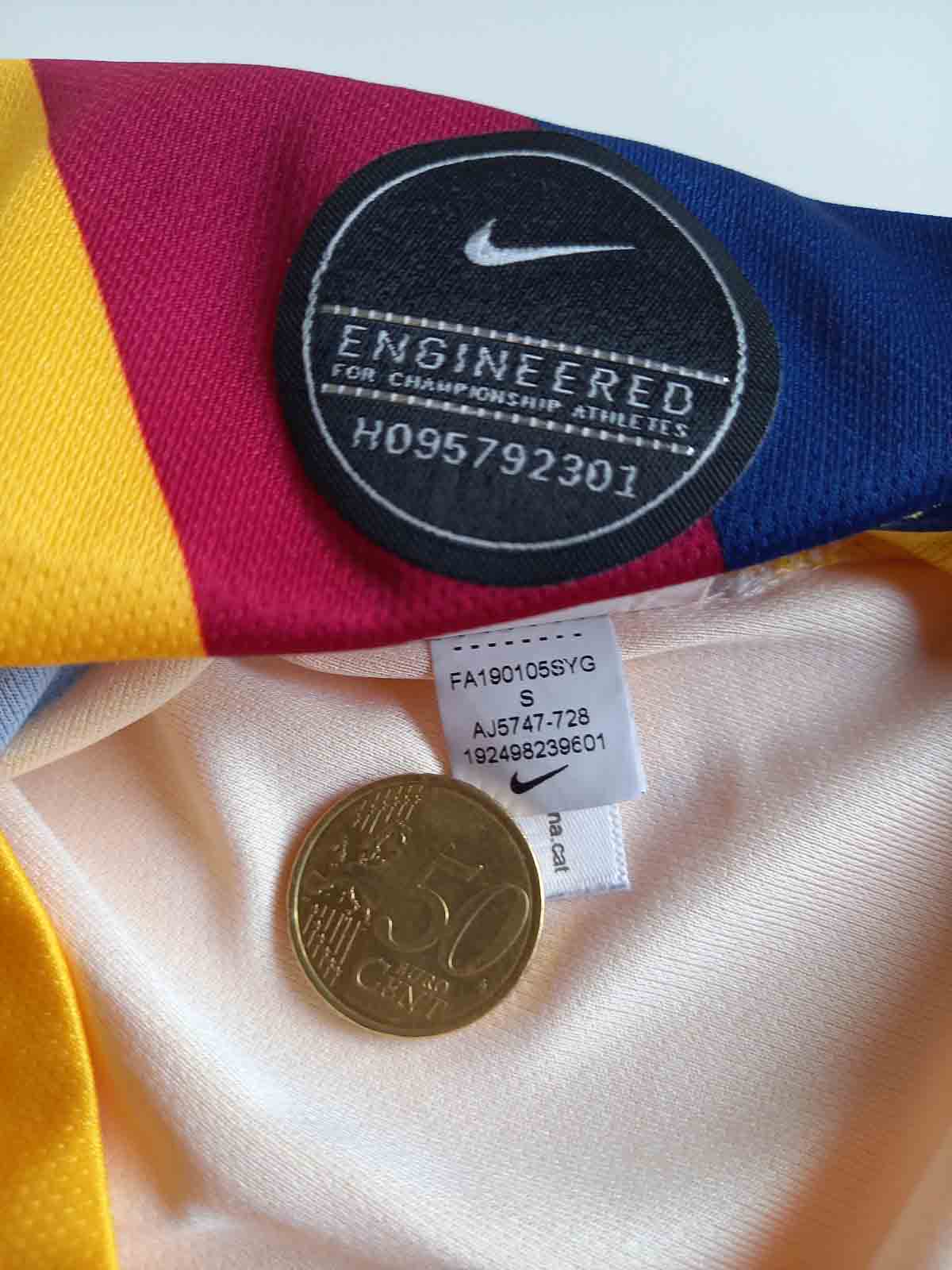 Barcelona 2019/20 Away Shirt Tags AJ5531-728