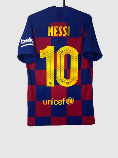Barcelona 2019/20 Home Shirt Messi Player Version Back AJ5257-456