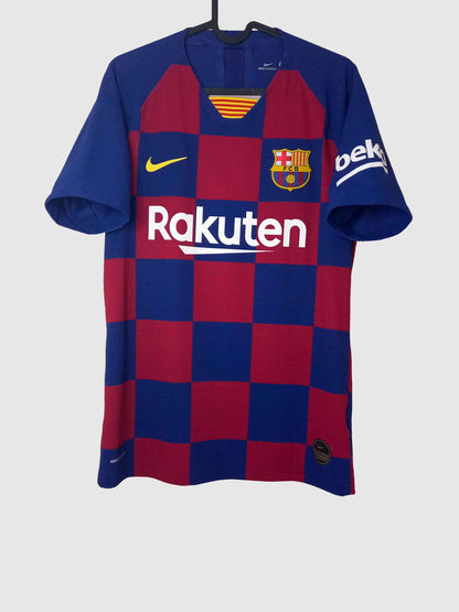 Barcelona 2019/20 Home Shirt Messi Player Version Front AJ5257-456