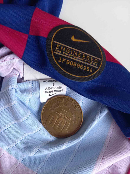 Barcelona 2019/20 Home Shirt Messi Player Version Tags AJ5257-456