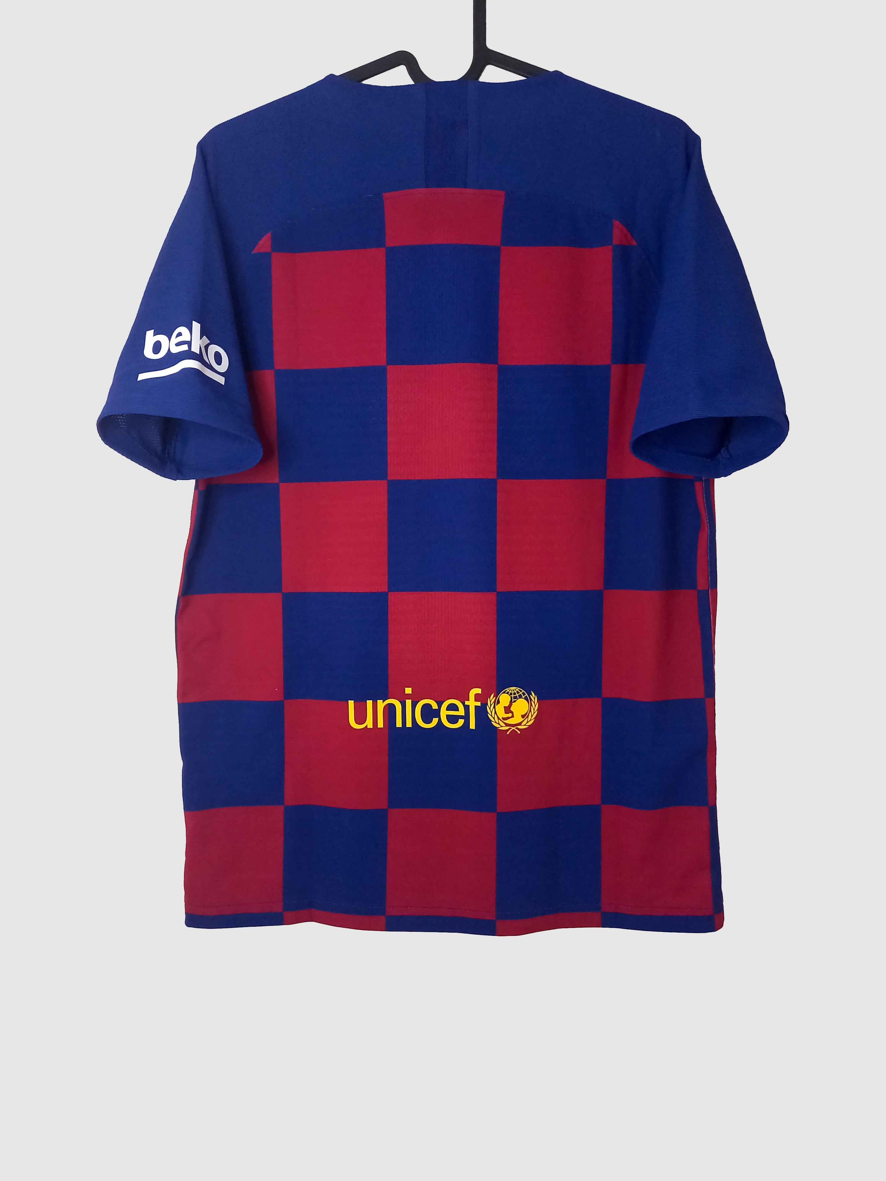 Barcelona 2019/20 Home Shirt Player Version Back AT2531457