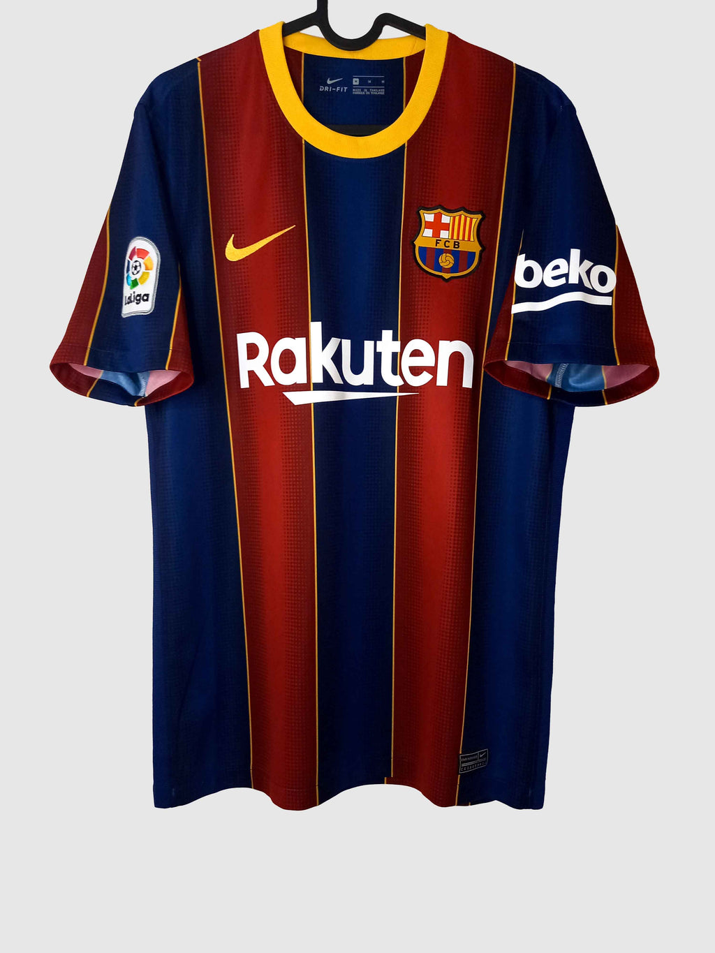 Barcelona 2020/21 Home Shirt Griezmann Front CD4232-456S