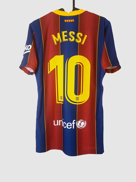 Barcelona 2020/21 Home Shirt Messi Player Version CD4185-456 back