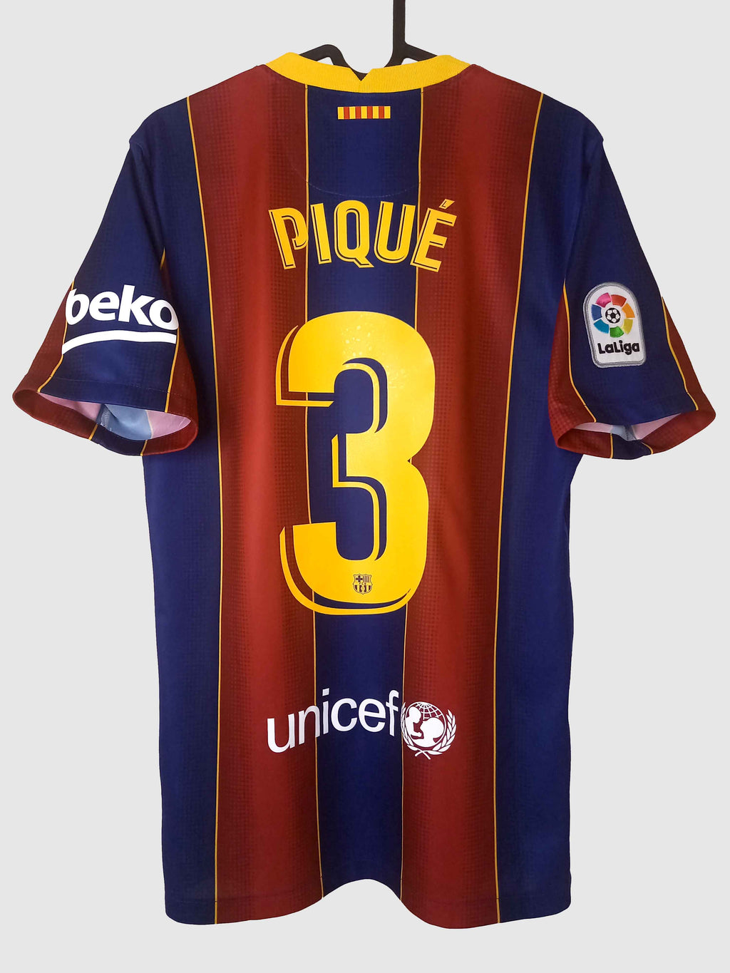 Barcelona 2020/21 Home Shirt Pique Back CD4232-456S