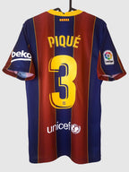 Barcelona 2020/21 Home Shirt Pique Back CD4232-456S