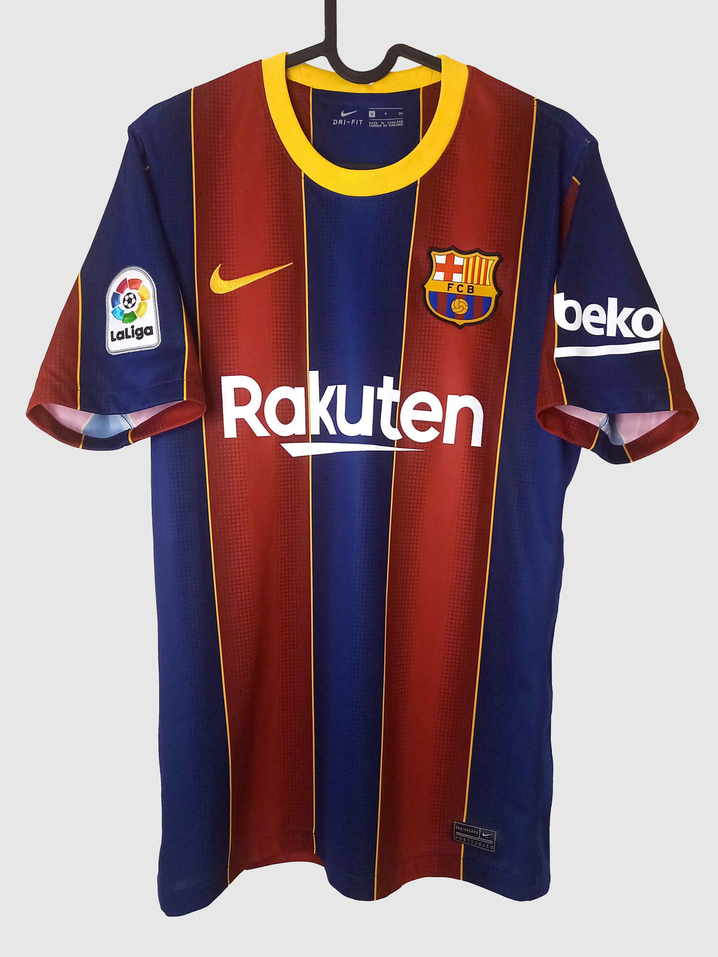 Barcelona 2020/21 Home Shirt Pique Front CD4232-456S