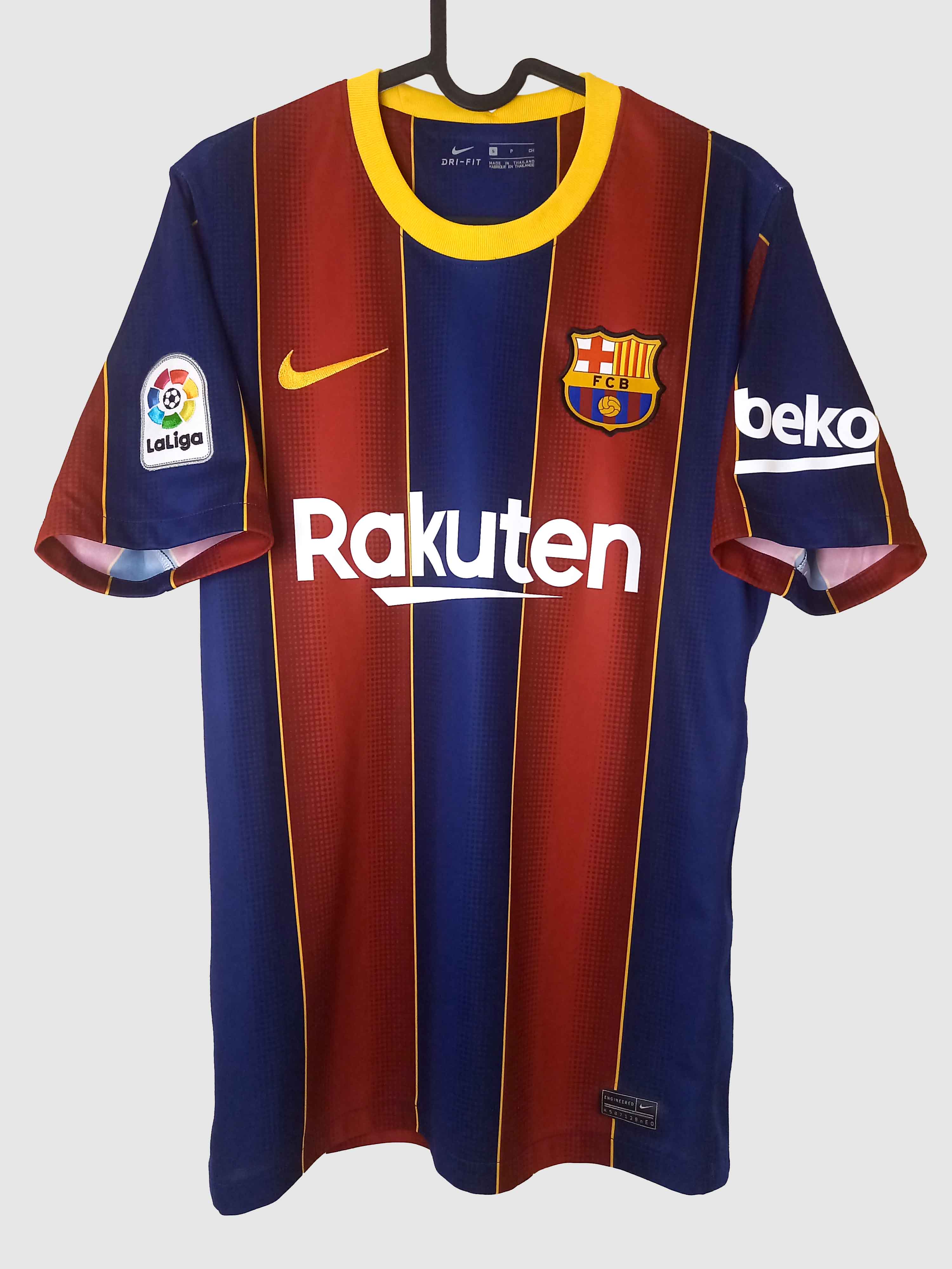 Barcelona 2020/21 Home Shirt Pique Front CD4232-456S