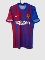 Barcelona 2021/22 Home Shirt Player Version Front CV7847-428