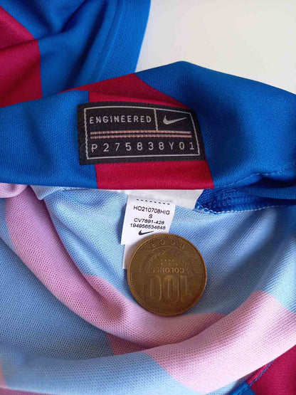 Barcelona 2021/22 Home Shirt Tags CV7891-428