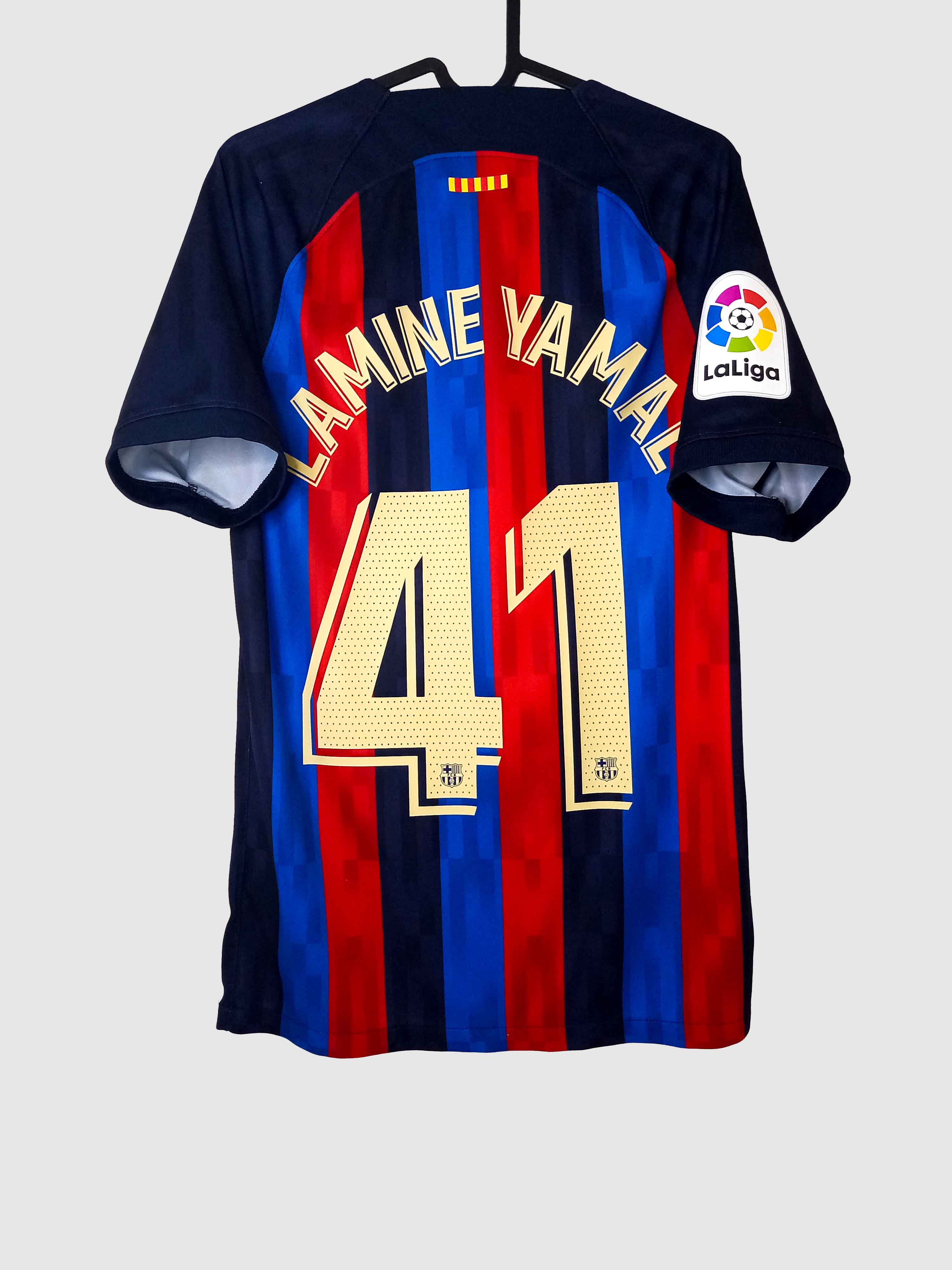 Barcelona 2022/23 Home Shirt Yamal Back DM1840-452