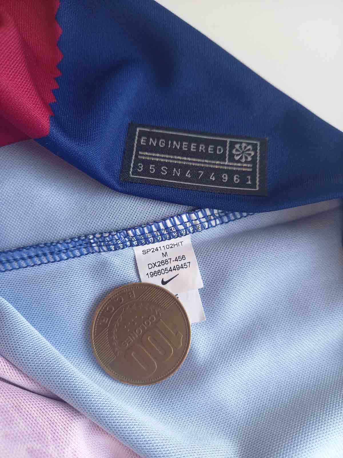 Barcelona 2023/24 Home Shirt Tags DX2687-456