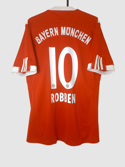 Bayern Munich 2009/10 Home Shirt Robben E84214 back