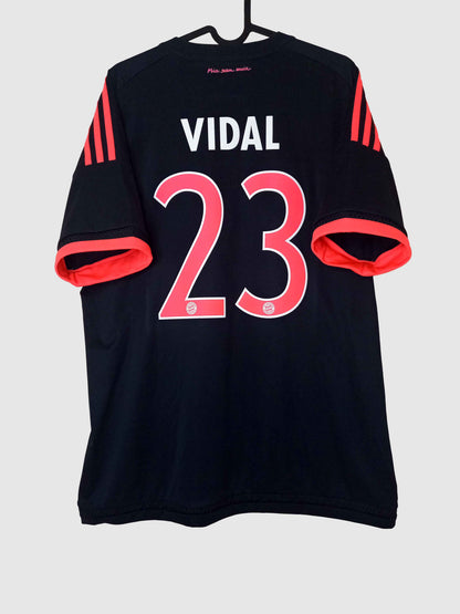 Bayern Munich 2015/16 Third Shirt Arturo Vidal Back AA5222