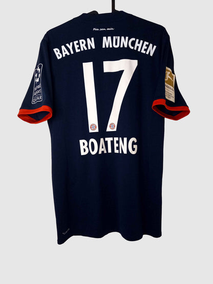 Bayern Munich 2017/18 Away Shirt Boateng AZ7937 Back