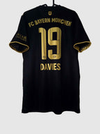 Bayern Munich 2021/22 Away Shirt Alphonso Davies Back GM5317