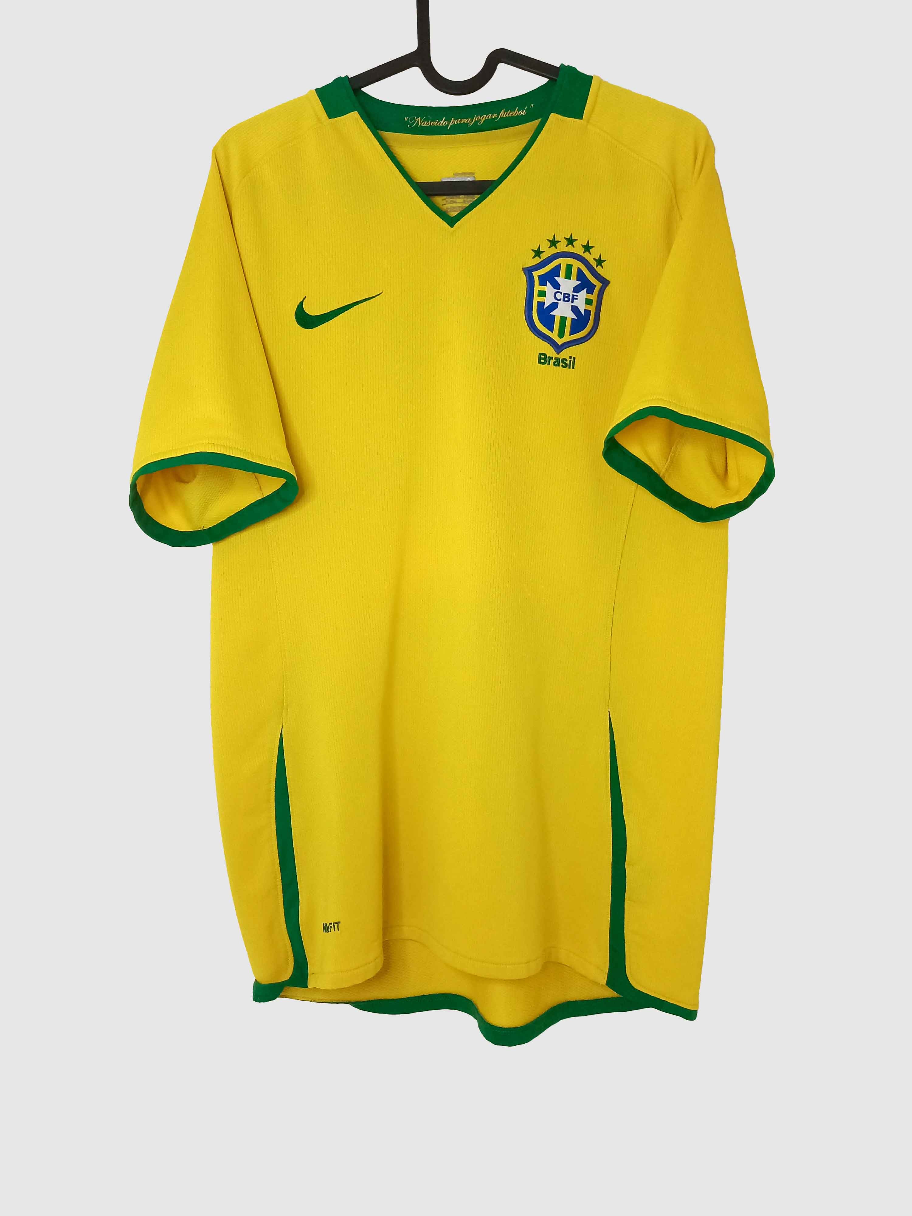 Brazil 2008 Home Shirt Pato Front 258949-703