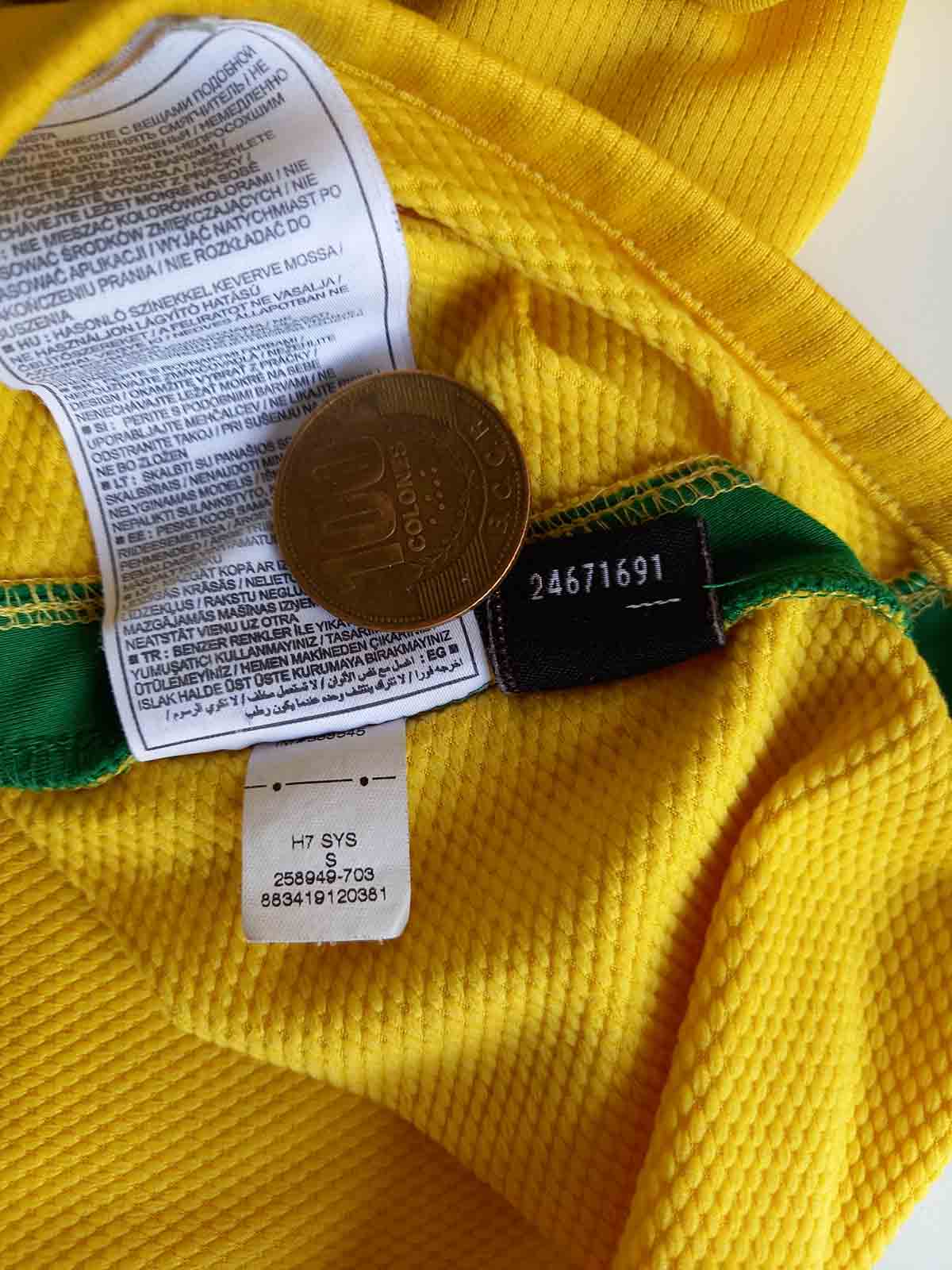Brazil 2008 Home Shirt Pato Tags 258949-703