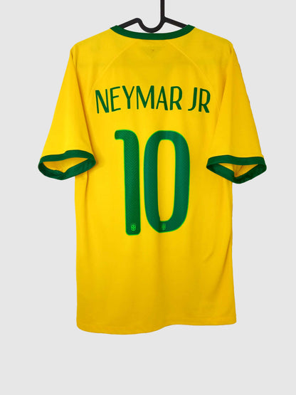 Brazil 2014 Home Shirt Neymar Back 575280-703