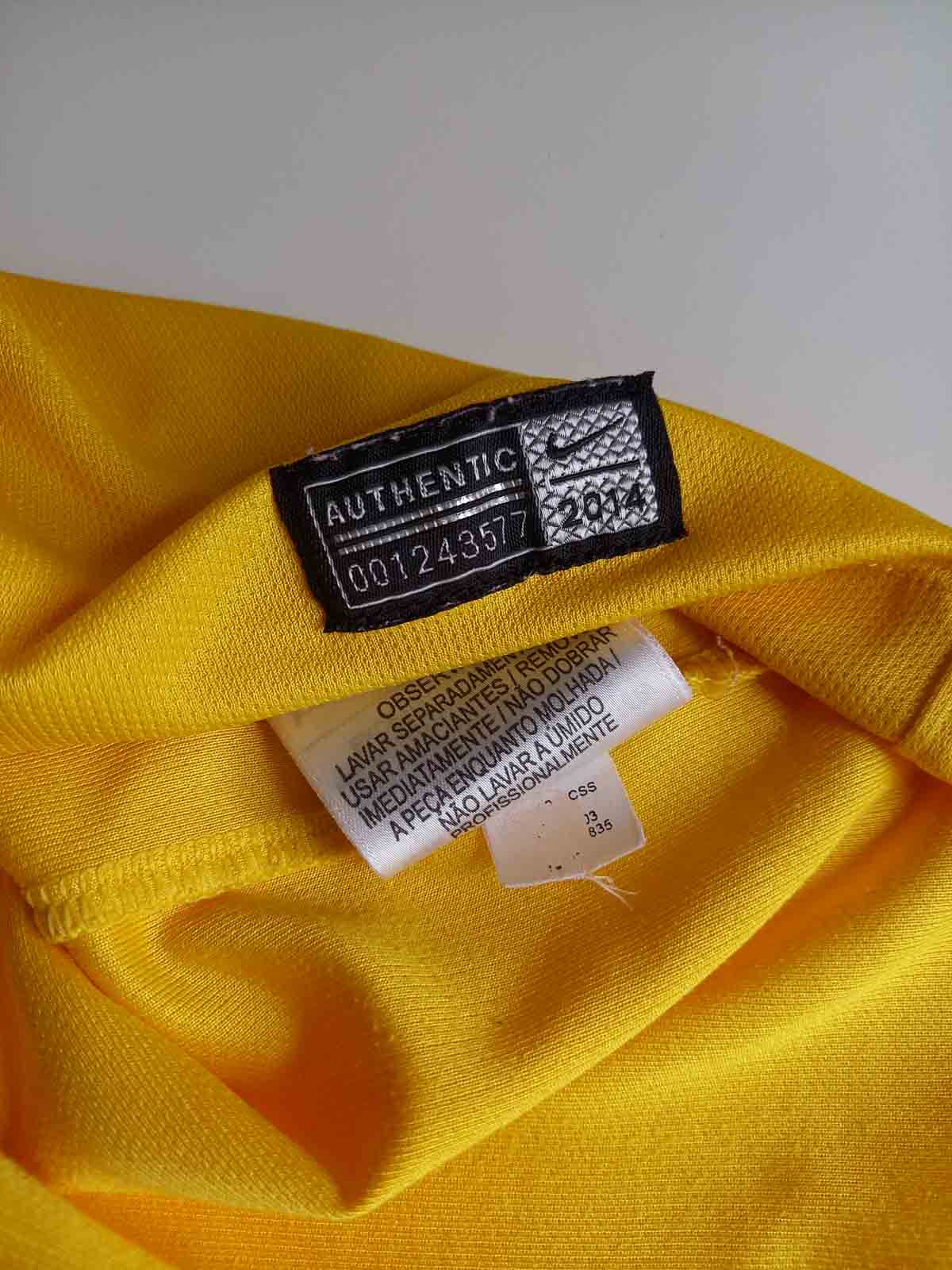 Brazil 2014 home shirt 575280-703 tags