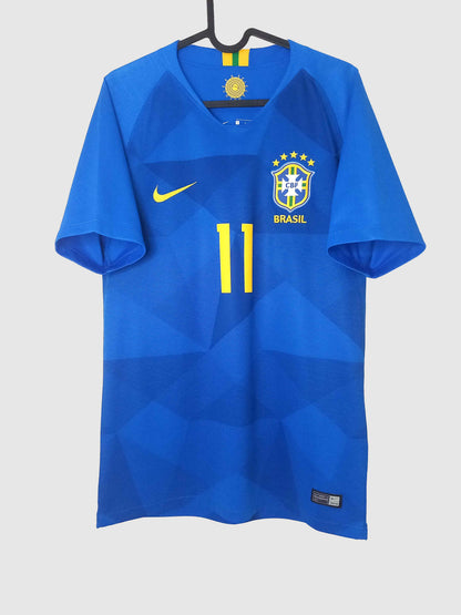 Brazil 2018 Away Shirt Coutinho Front 893855-453