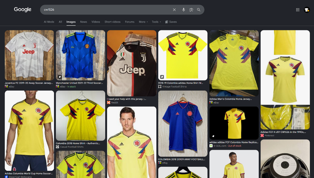 CW1526 fake Adidas shirt web images