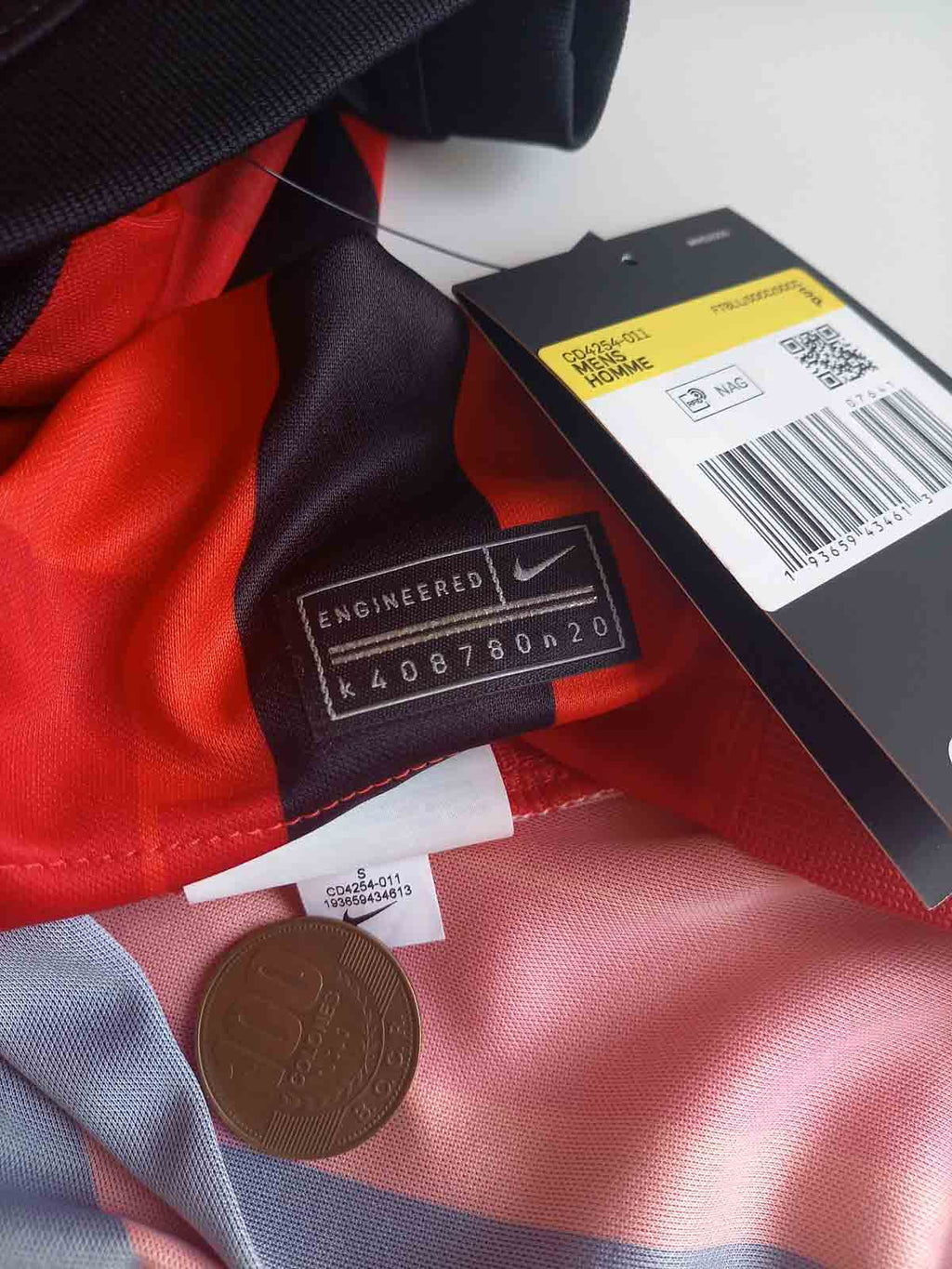 Eintracht Frankfurt 2020/21 Home Shirt Tags CD4254-011